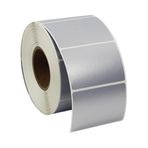 Elitrulo Barkod Etiketi 40X60 Termal Gri Metalize Demirbaş Etiketi - 1000 Adet