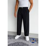 ElitWear Erkek Baggy Rahat Kalıp Pileli Bol Kesim Salaş Pantolon