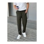 ElitWear Erkek Siyah Jogger Kesim Bel Lastikli Ve İpli Chino pantolon
