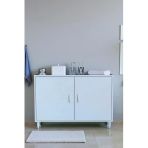 Eliusta Arden 95 Cm Beyaz 2 Bölmeli Banyo Düzenleyici Dolap 1 Raflı Çok Amaçlı Mutfak Dolabı 95X75x32,5 Cm