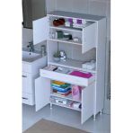 Eliusta Artex 100 Cm Yüksek Organizasyonlu Boy Dolabı 100X173x32,5 Cm Beyaz Banyo/Mutfak Dolabı