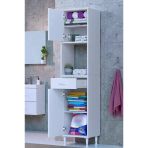 Eliusta Leno Tek Kapaklı 40 Cm Düzenleyici Dolap Banyo/Mutfak Dolabı 40X173x32,5 Cm Beyaz Dolap