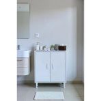 Eliusta Nirat 60 Cm 4 Bölmeli Beyaz Banyo Mutfak Dolabı 3 Raflı Kapaklı Çok Amaçlı Dolap 60X75x32,5 Cm