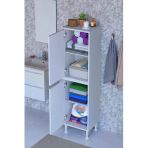 Eliusta Nuve Geniş Depolama Alanlı Dolap 40 Cm Banyo/Mutfak Çok Fonksiyonlu 40X138x32,5 Cm Saklama Dolabı