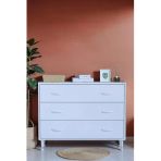 Eliusta Seçer 3 Çekmeceli 100 Cm Banyo Ve Mutfak Dolabı Beyaz 100X75x32,5 Cm Çok Amaçlı Organizer Dolap