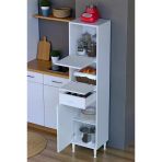 Eliusta Solaira 45 Cm Genişlik Kapaklı Mutfak Dolabı 3 Kapaklı, Çekmeceli Çok Amaçlı Mutfak/Banyo Dolabı