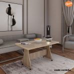 Eliusta Tekerlekli Mdf Masa %100 Mdf Mutfak Masası Orta Sehpa - Cordoba