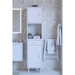 Eliusta Vero 5 Bölmeli 45 cm Genişlikte Dolap Çok Amaçlı Kullanım Banyo Dolapı 45X173X32,5 cm Dolap - Beyaz