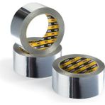 Elivora 1 Adet Alüminyum Folyo Bant 44 mm x 20 Mt, Nem, Isı Dayanıklı Kuvvetli Yapışma Özelliği - Option-1 - Ahşap