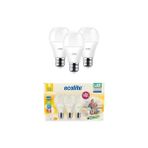 Elivora 12W LED Ampul 3'lü Paket – 1521 Lümen, 100W Eşdeğer, E27 Duy, 3000K Sarı Işık, Opal Cam,%88 Enerji Tasarrufu, 15000 Saat Ömür - 0,5 W - Altın