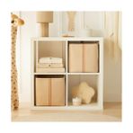 Elivora 2'li Çocuk Odası Jüt Kumaş Sepet Set 30 x 30 x 30 cm - -50 C