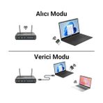 Elivora 300MBPS Wifi 6 Çift Bant Kablosuz Alıcı Verici USB Adaptör - 0 - Siyah - Option-1