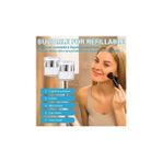 Elivora 50 ml (Büyük Boy) Havasız Pompa Vakumlu Şişe Kapaklı Yeniden Doldurulabilir Krem Kavanozu,şeffaf Beyaz - 1 - 0 - 249 ml