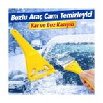 Elivora Araç Cam ve Buz Kazıyıcı Bıçak - Ergonomik Saplı Kar ve Don Temizleyici - Araç Ön Camı Için Çizmez ve Dayanıklı Buz Kazıma Aparatı - Kışlık Araç Bakım Ekipmanı - 0-Koyu Mavi - Option-1