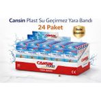 Elivora Cansın Plast Su Geçirmez Yara Bandı 10'lu 24 Paket Waterproof First Aid Plaster