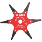 Elivora Çim Biçme Aparatı, 6 Bıçaklı, Ergonomik, Metal, Bahçe Tırpan Makinesi Ek Parça, CBA250