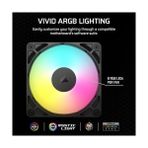 Elivora Corsaır Rs Serisi RS120 Rgb 120MM Fan, Tekli (CO-9050180-WW) - 0 - Siyah