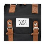 Elivora Dogs USB Girişli Suya Dayanıklı 14 Inç Laptop Uyumlu Okul Sırt Çantası Siyah - 0 - 3 Yaş - 0 - Siyah
