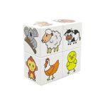 Elivora Ece'nin Mini Hayvanat Bahçesi, 24 Sevimli Hayvan Figürü - 1 Yaş Oyuncak - Bebek Oyuncakları - 4 Manyetik Küp/blok - Option-1 - 00Kahverengi