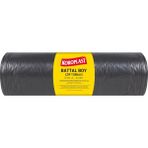Elivora Endüstriyel Battal Boy Siyah Çöp Torbası 10'lu 72X95 Cm, Sızdırmaz & Yırtılmaz, Çift Katlı, Geri Dönüştürülebilir Çöp Poşeti, Fabrika, Market, Restoran, Bahçe, Otel, Ofis - 000-Siyah - Option-1