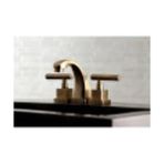 Elivora KS4942CQL Claremont Mini Widerspread Lavatory Musluk With, Parlatılmış Pirinç By - Option-1
