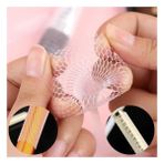 Elivora Makyaj Far Allık Kontür Eyeliner Fırça Malzemeleri Ürünleri Koruyucu File Kapak Örgü Kılıf - Kestane Akaju - Option-1