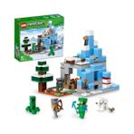 Elivora Minecraft® Donmuş Tepeler 21243-8 Yaş ve Üzeri Çocuklar Için Oyunun Buzlu Biyomunu Içeren Oyuncak Yapım Seti (304 Parça) - 0 - Siyah