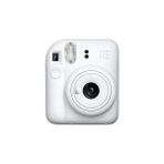 Elivora Mini 12 Beyaz Fotoğraf Makinesi-20'lu Film-Mini Albüm ve Deri Kılıf Seti - Açık Bej