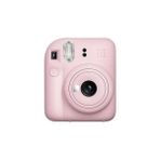 Elivora Mini 12 Pembe Fotoğraf Makinesi-10'lu Film-Mini Albüm ve Şeffaf Kılıf Seti - Açık Bej