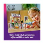 Elivora Müzik Mağazası ve Daire 42653-7 Yaş ve Üzeri Çocuklar Için 3 Mini Bebek Içeren Yaratıcı Oyuncak Yapım Seti, Doğum Günü Hediyesi, Özel Gün Hediye Fikri (483 Parça) - 0 - Siyah