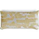 Elivora Piloti - Yellow Series - Sarı Jakar Desenli Dikdörtgen Dekoratif Kırlent/yastık Kılıfı 30X60 cm - Option-1