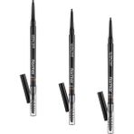 Elivora Ultra Thin Ince Uçlu Kıl Fırçalı Otomatik Kajal Kaş Kalemi No. 002 - Light Brown - 8690604572113 (3 Paketi) - 0-Siyah