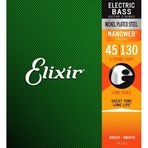 Elixir 045-130 Nanoweb 5 Telli Bas Gitar Tel Seti