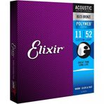 Elixir 11025 Polyweb Bronze Custom Light Akustik Gitar Teli (.011