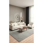 Eliz Home Dokuma Halı Gri Yumuşak Halı Yolluk Çocuk Yatak Odası Oturma Odası Salon Mutfak Halısı GRİ
