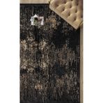 Eliz Home Modern Siyah Dokuma Halı Yolluk Antre Oturma Odası Salon Mutfak Halısı