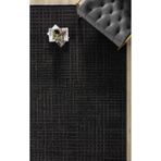 Eliz Home Modern Siyah Saçaklı Dokuma Halı Yolluk Antre Oturma Odası Salon Mutfak Halısı