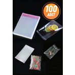 Eliz Party 13x20cm Şeffaf Bantlı Yapışkanlı Opp Parlak Jelatin Poşet Bijuteri Aksesuar Paketleme Poşeti 100 Ad