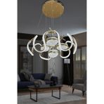 Eliza 4 Lü Simli 3 Renk Led Sarkıt Avize Modern Salon & Oturma Çok Renkli