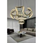Eliza 4 Top Modern Salon Oturma Odası (Işık Gücü Yüksek) Led Avize