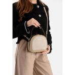 Eliza Oval Formlu Şık Günlük Kadın Omuz Çantası Bp-4855o - Kum