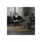 Elizim Home Lighting 20'Lik Hasır Görünümlü Kırık Beyaz Abajur