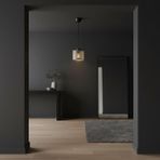 Elizim Home Lighting Antre 15'lik Hasır Görünümlü Abajur Sarkıt Avize - Gri