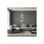 Elizim Home Lighting Burgu Ledli Pilli Krom Aplik