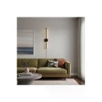 Elizim Home Lighting Çubuk Siyah Ledli Pilli Aplik