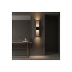 Elizim Home Lighting Dikey Ledli Pilli Siyah Aplik