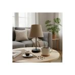Elizim Home Lighting Flora Hasır Kahverengi Abajur