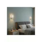 Elizim Home Lighting Halka Kristal Taşlı Krom Ledli Aplik