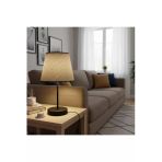 Elizim Home Lighting Hasır Görünümlü Bej Abajur