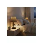 Elizim Home Lighting Hasır Görünümlü Kahverengi Abajur
